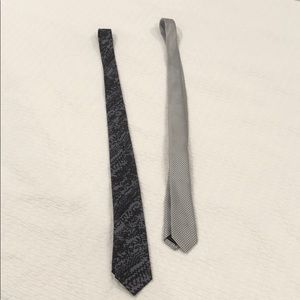 two top man skinny ties